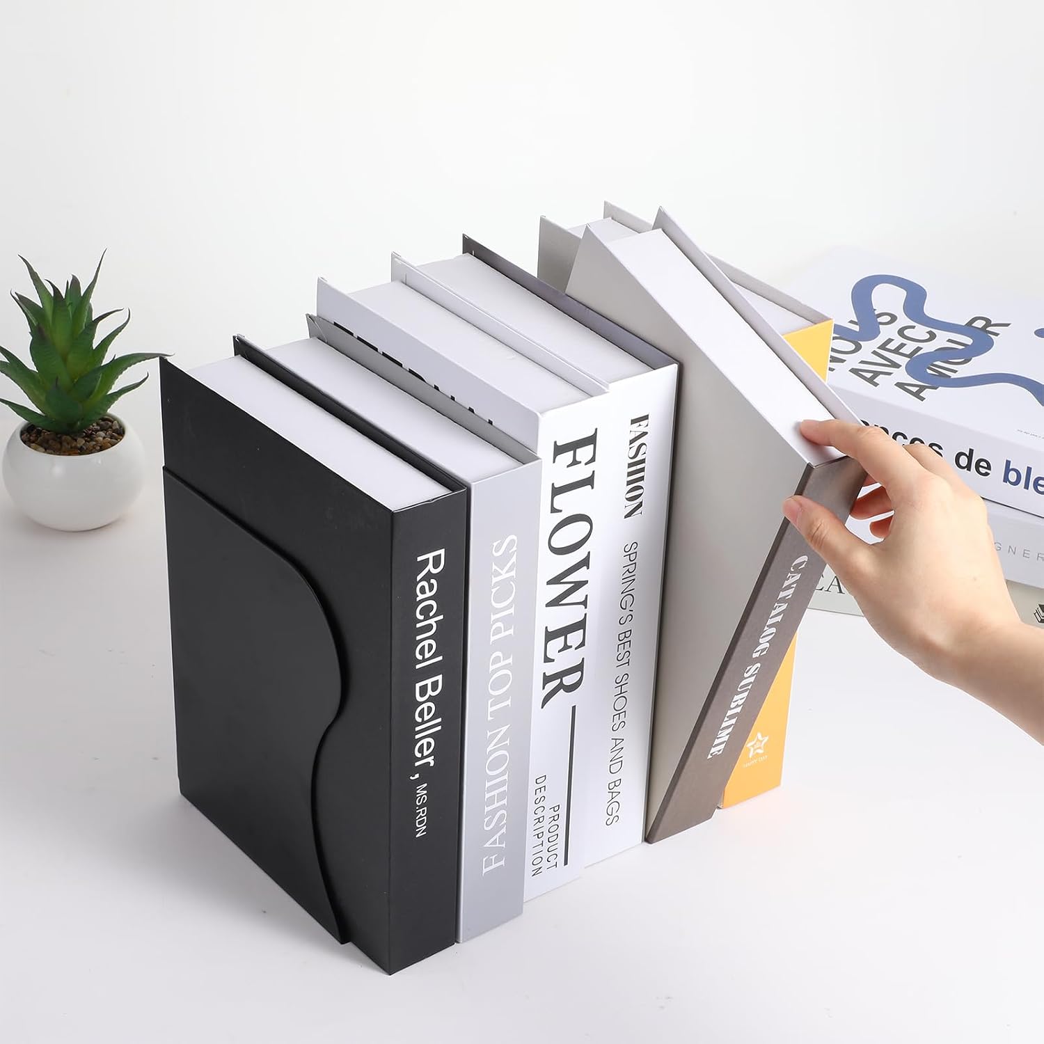 Metal Book Organizer / Set of 2