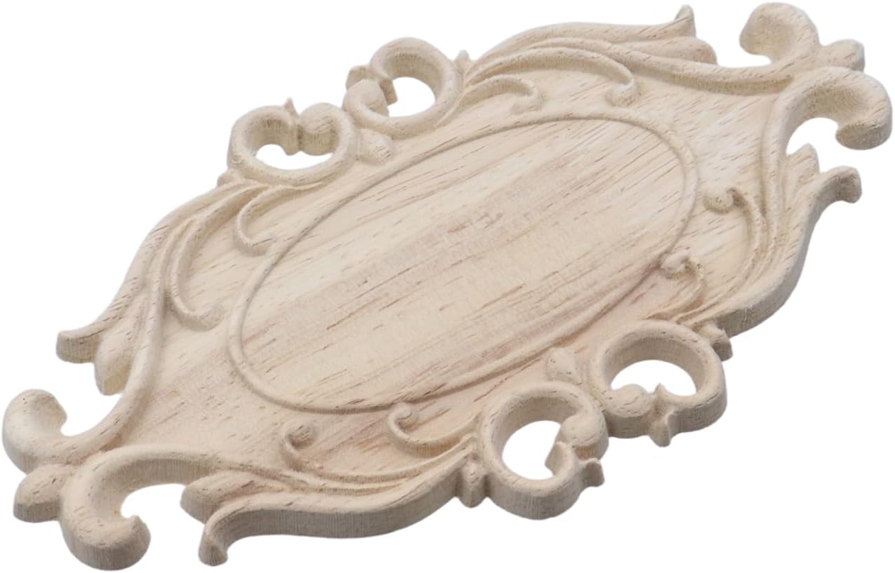 Oak Wood Appliques Onlays + / Set of 4
