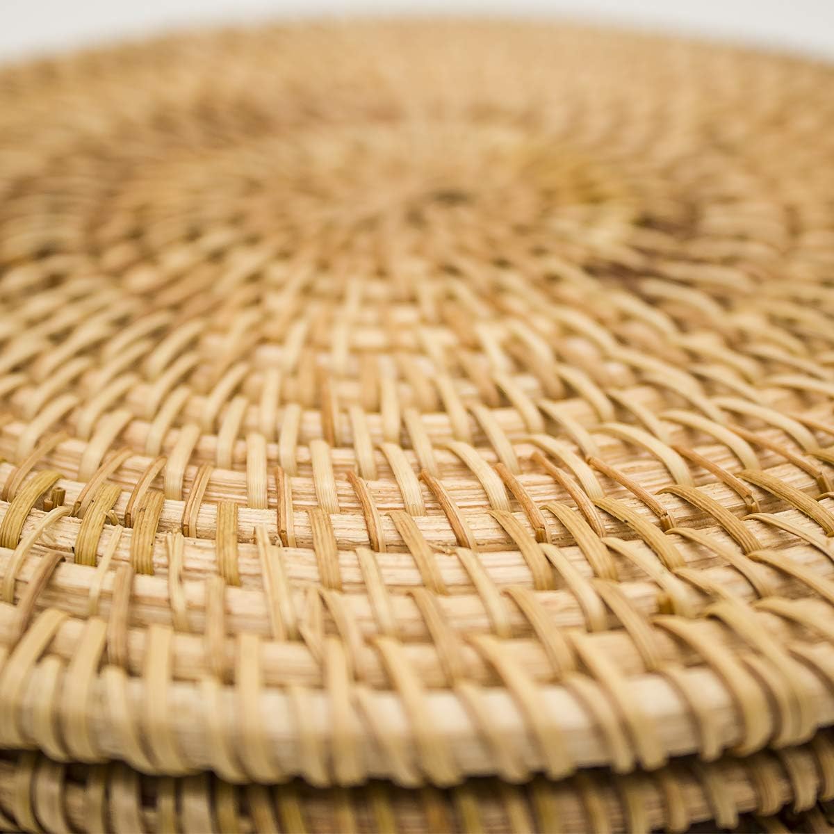 Woven Rattan Trivets Hot Pads for Dinning Table / 8.66 Inch