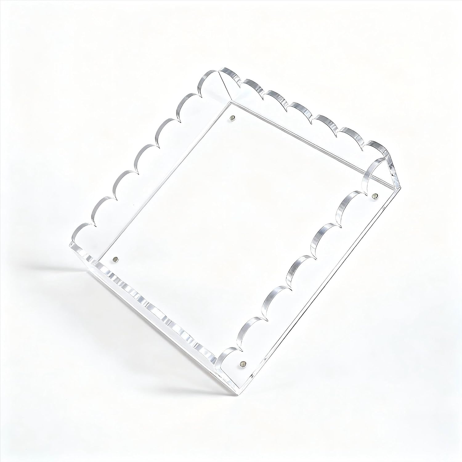 Scalloped Magnetic Tray / 8 x 8