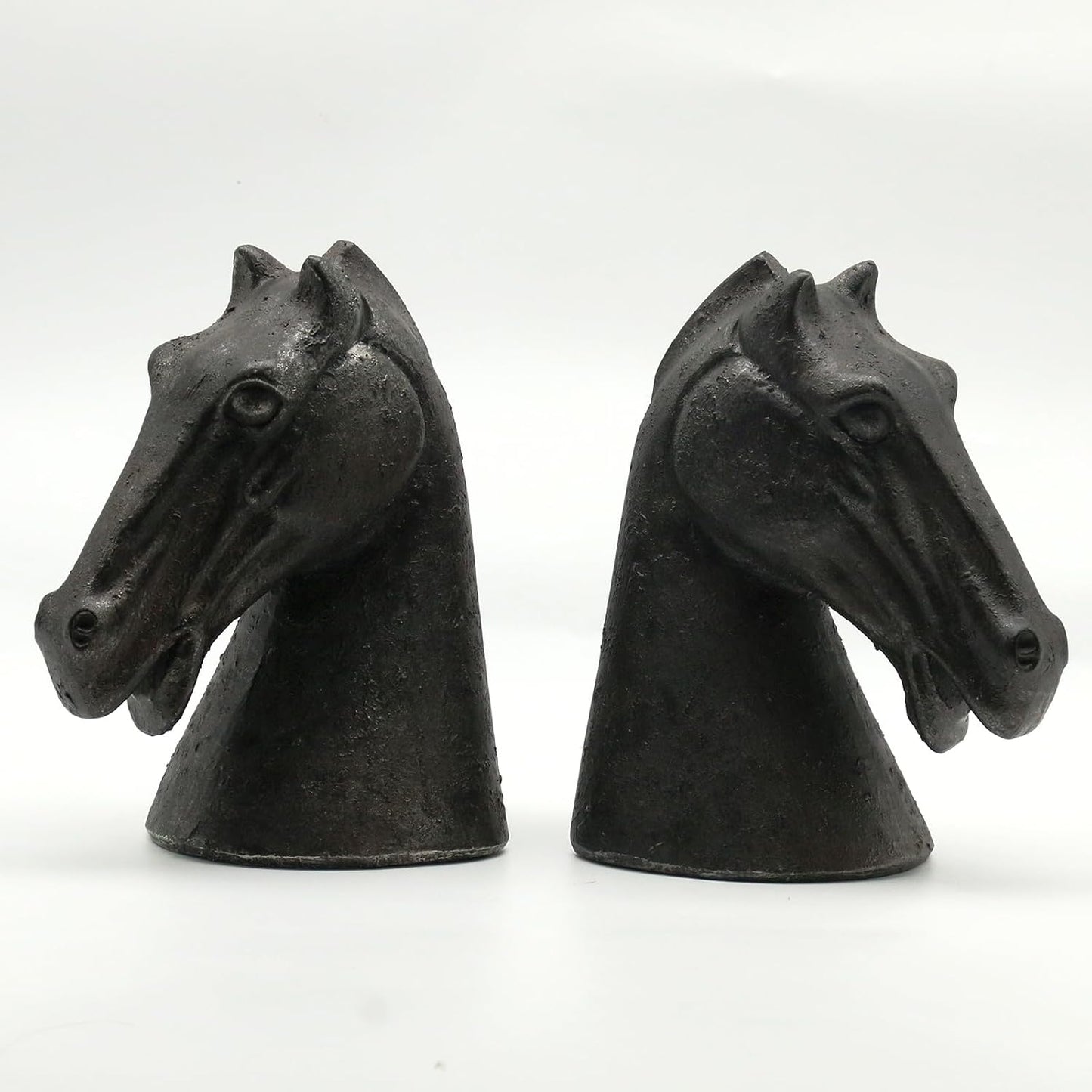 Decorative Bookends / Heavy Duty Non-Slip Book Holders / Horse Head