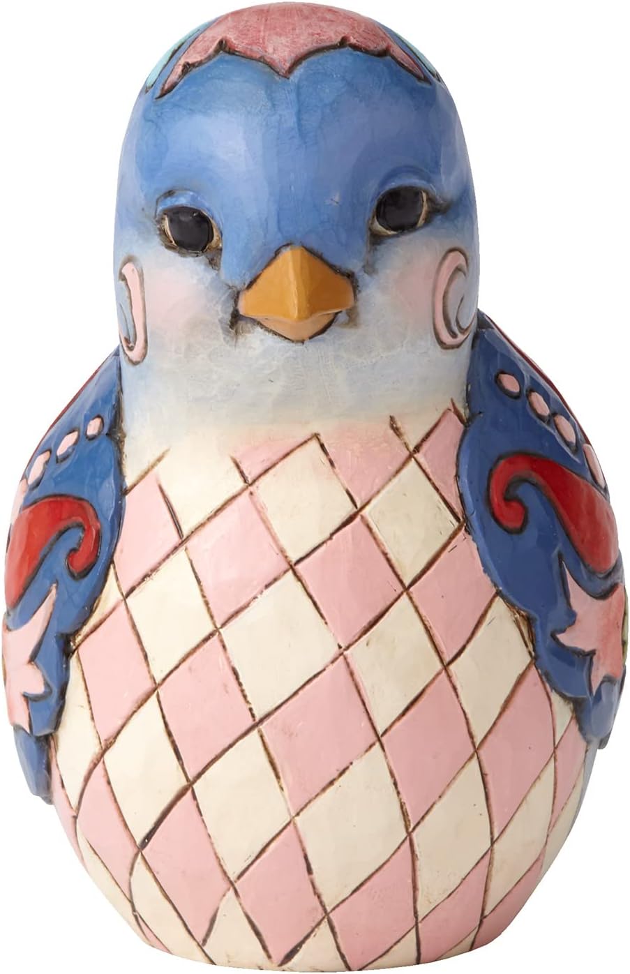 Jim Shore Heartwood Creek Bluebird of Happiness Floral Figurine / 4 Inch