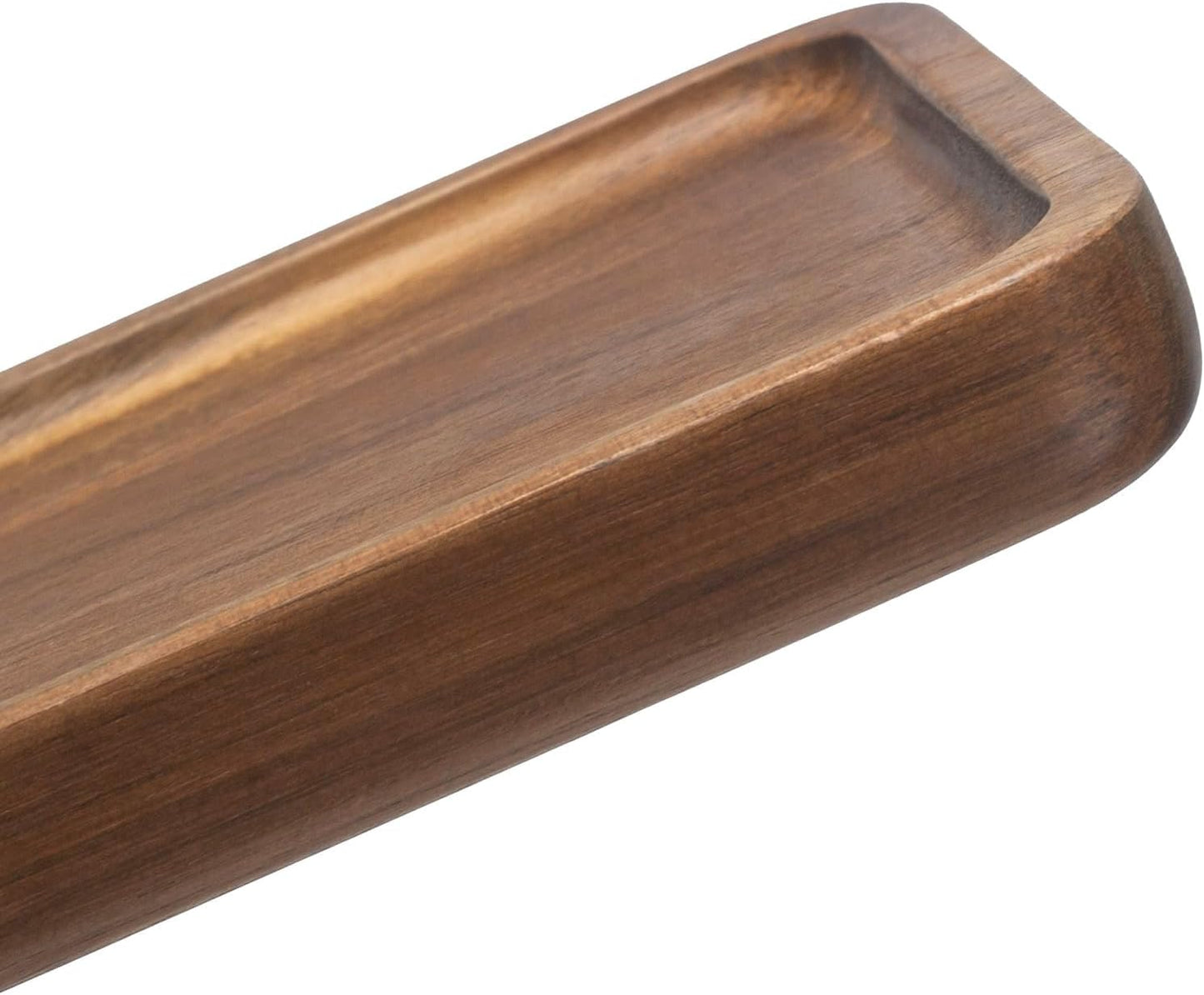 Wood Bathroom Tray for Organizing and Home Decor / 7.9 x 5.1 x 0.8
