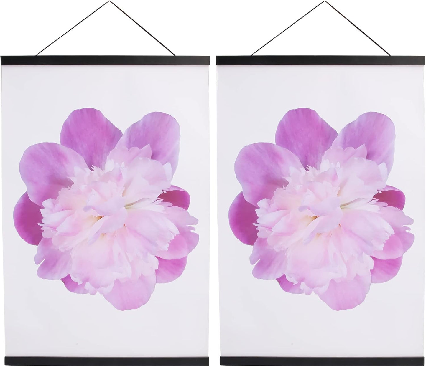 Magnetic Poster Hanger Frame, 36x48 36x24 Picture Frame Hanger,36In,Black