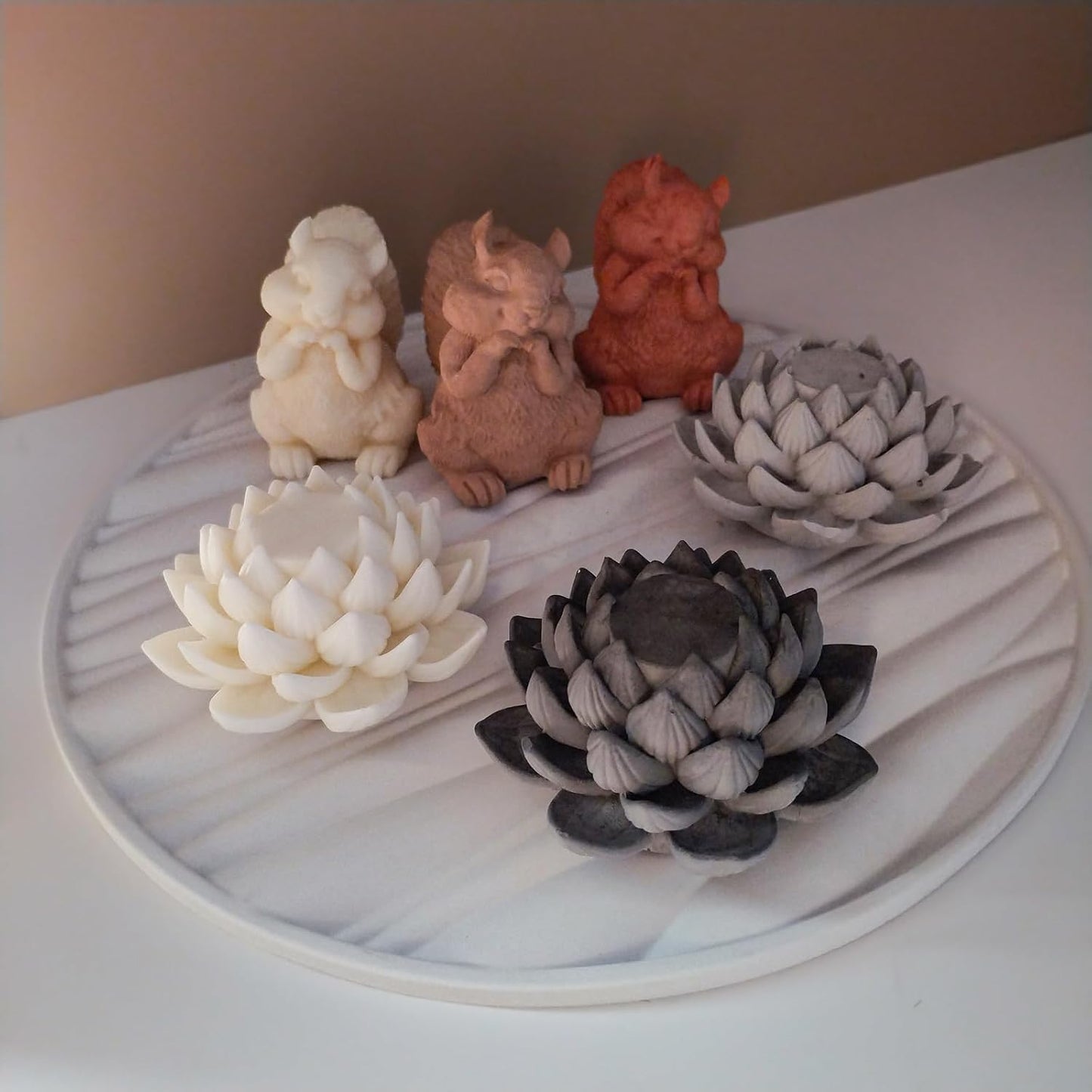 Big Round Resin Tray Molds / Big Round Wave Tray / 11.8 Inch