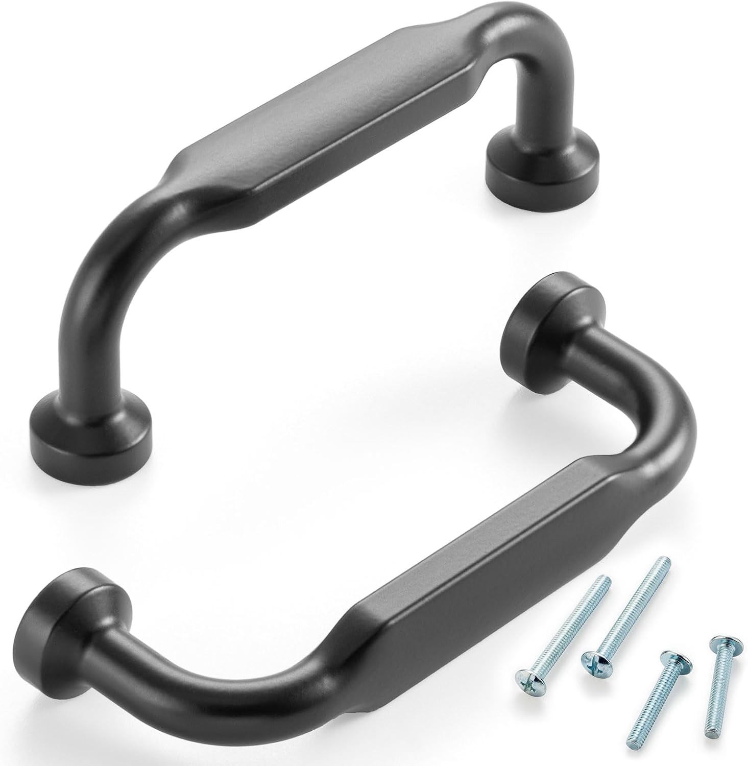 3-3/ Hole Centers / 3-3/4" Hole Centers / Classic / Black / 4 Inch
