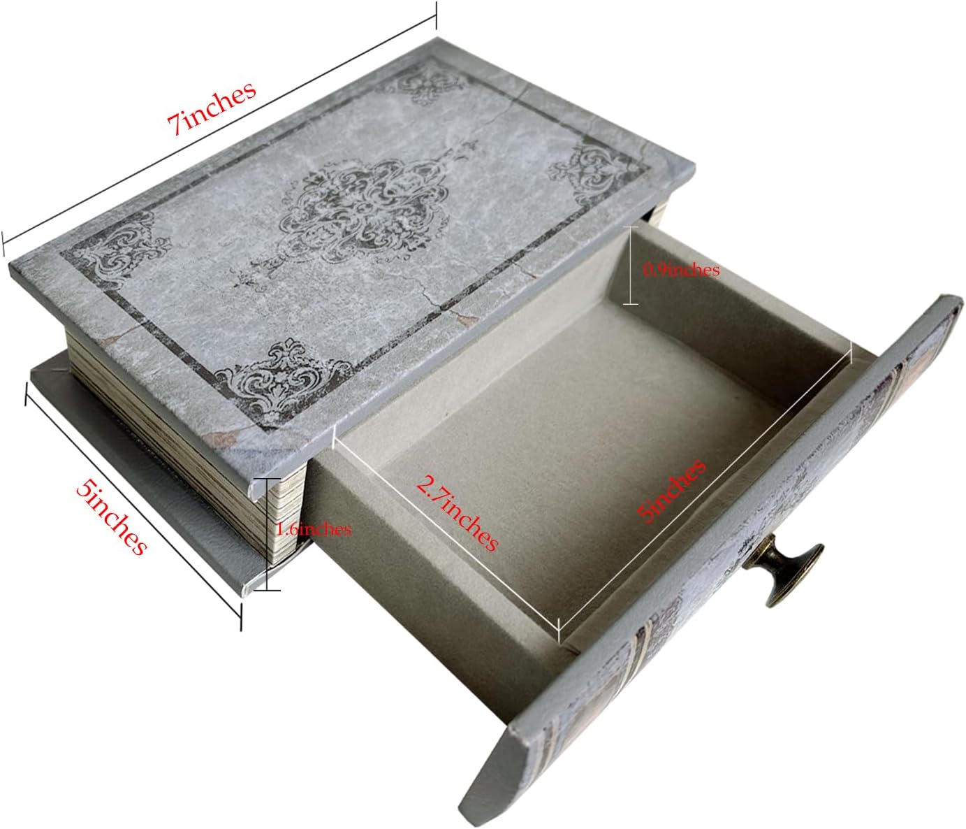 Faux Leather Cover / S / Distressed Gray