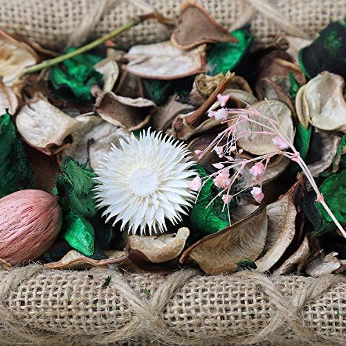 White Potpourri Bags, Jasmine Scented Decorative Bowl Filler,8.4 oz