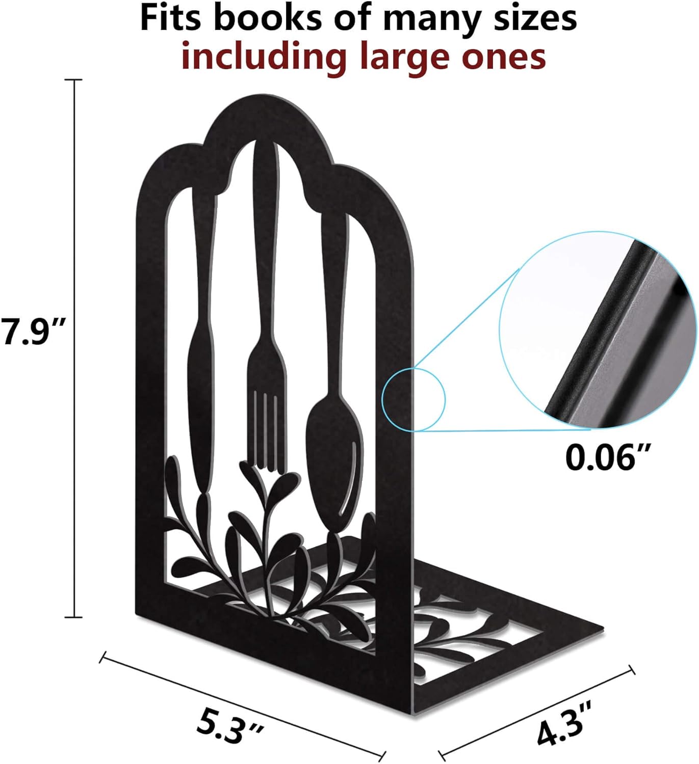 Metal Bookend / Book Ends / Kitchen2