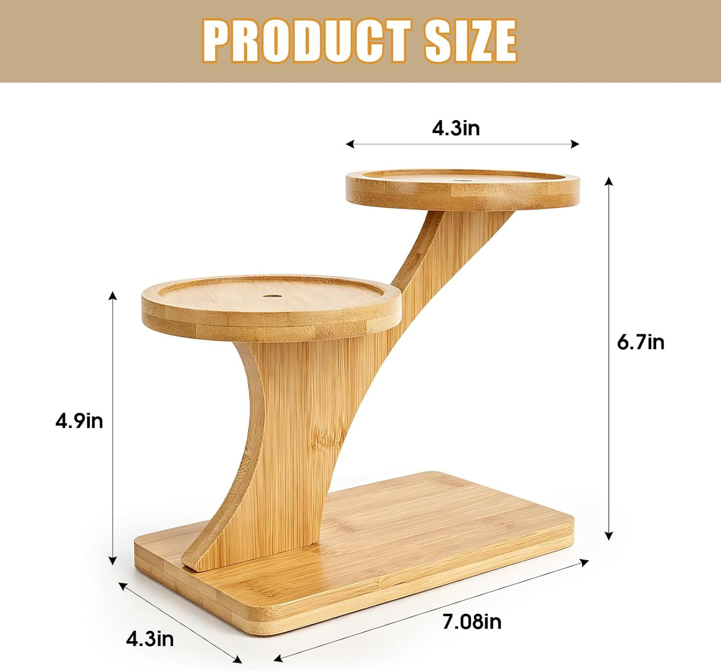 3 Tier Plant Display Shelf for Tabletop