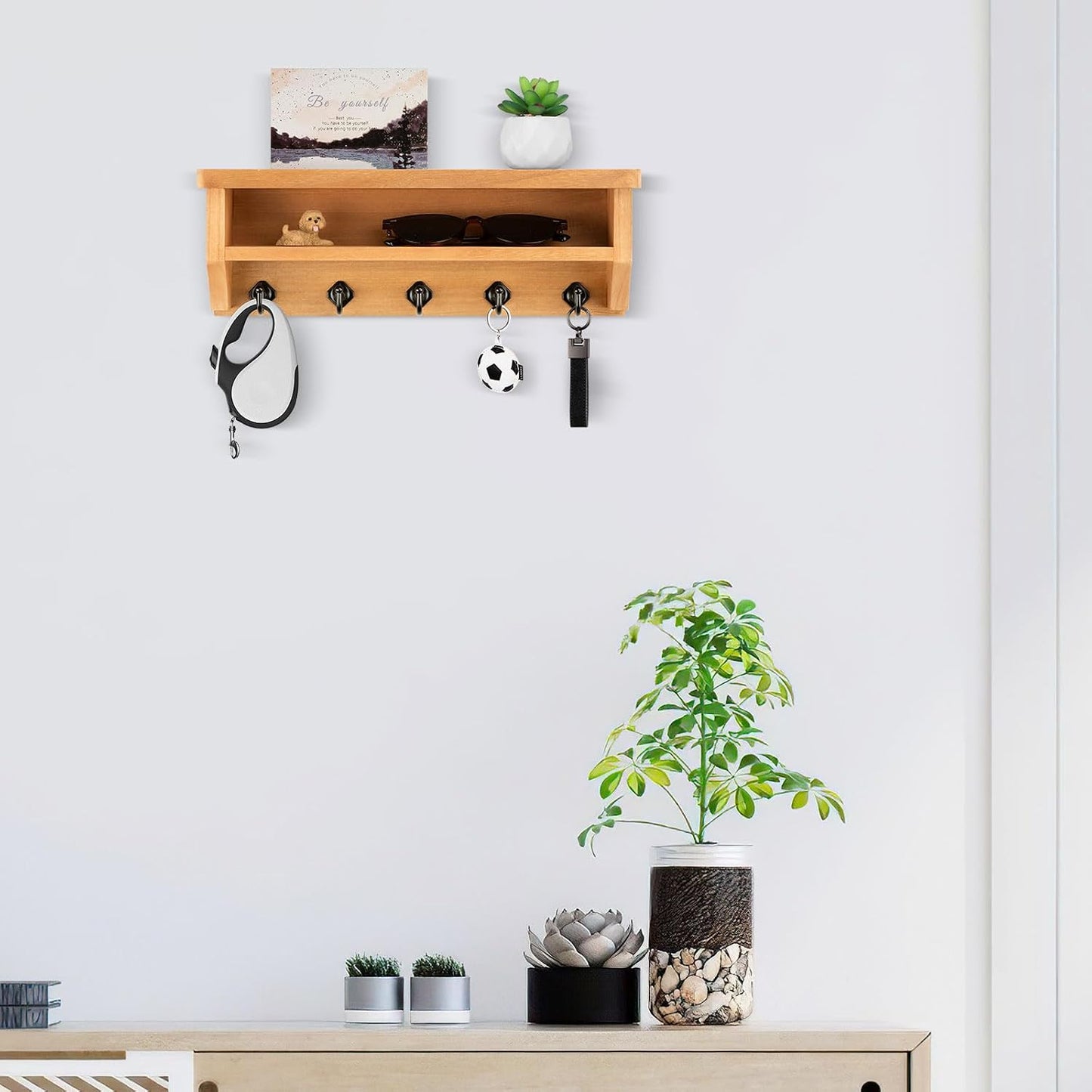 5 Key Hooks / Wood