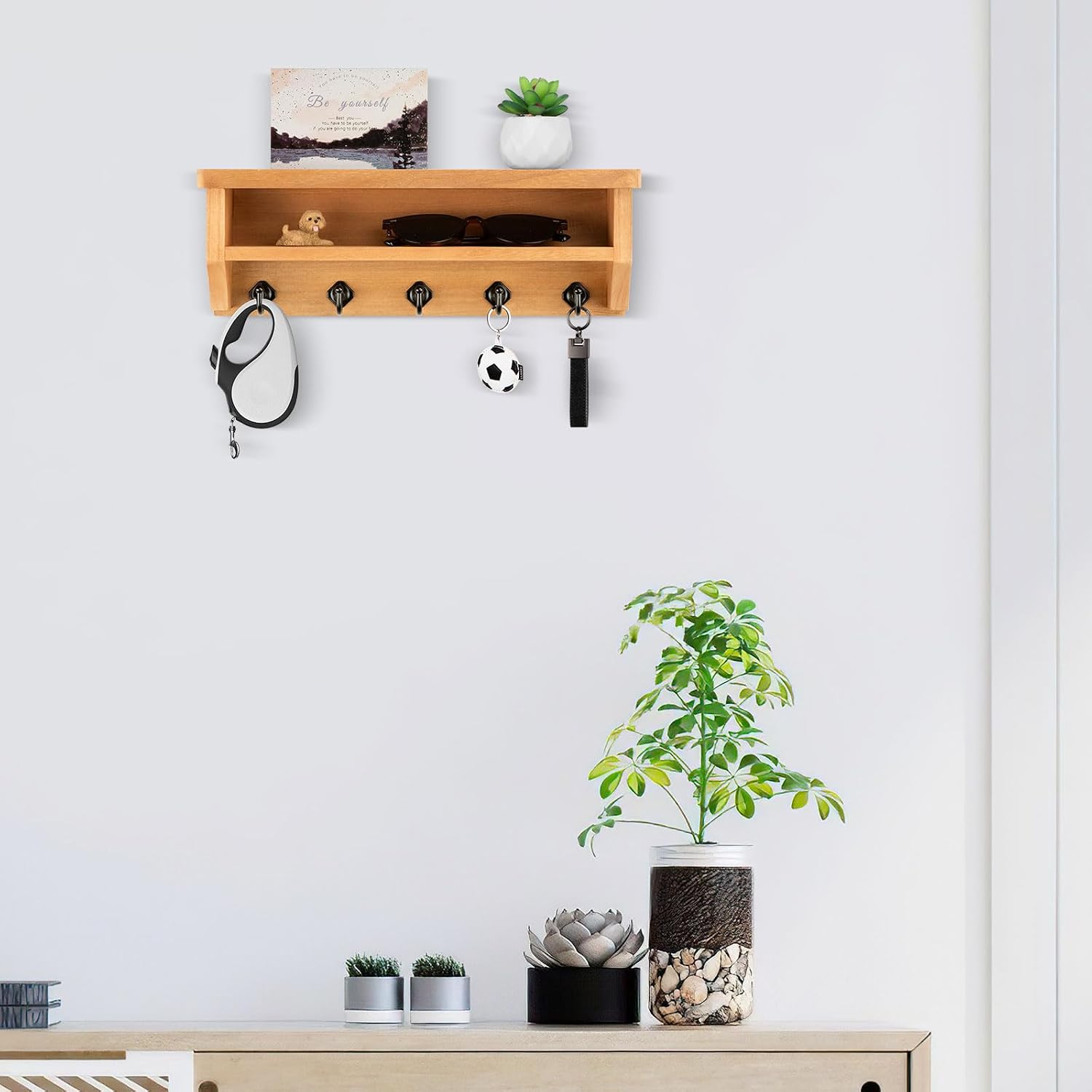 5 Key Hooks / Wood