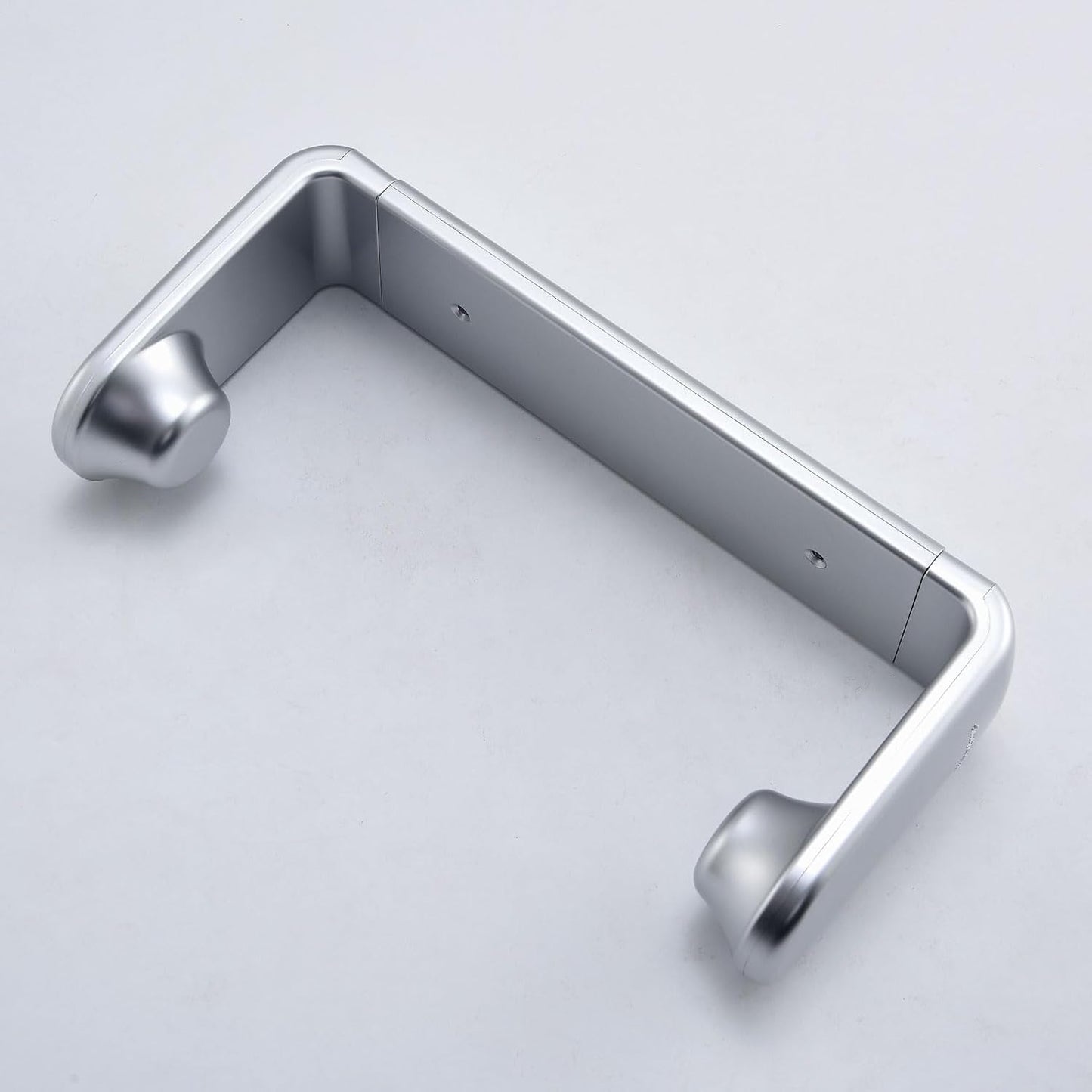 ONE Hand Tear Paper Towel Holder Under Cabinet/Wall for 9.4-11inch, Silver | adaptive adjustable tension arm | tear