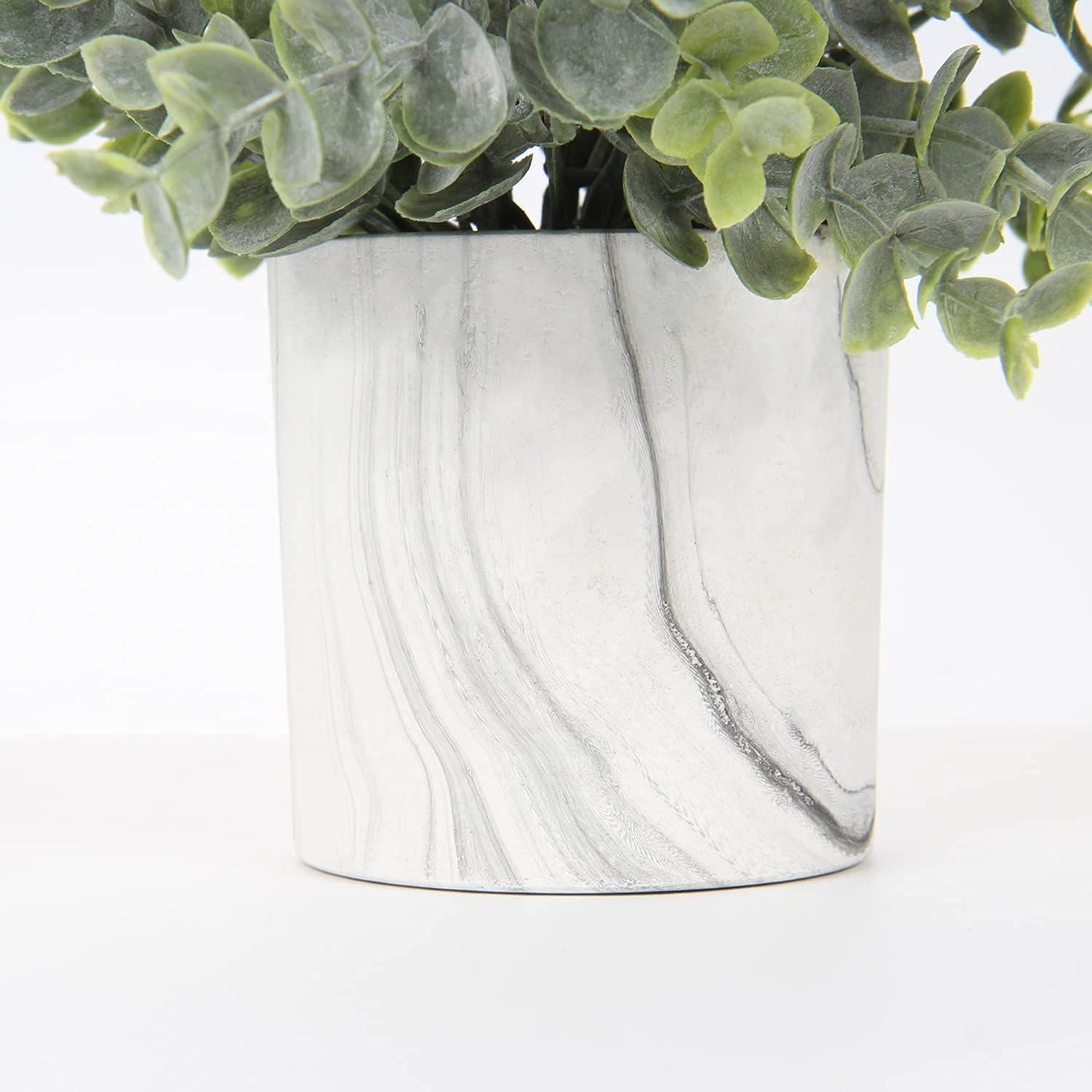 Plastic Eucalyptus Greenery Faux Plants / Green-#4