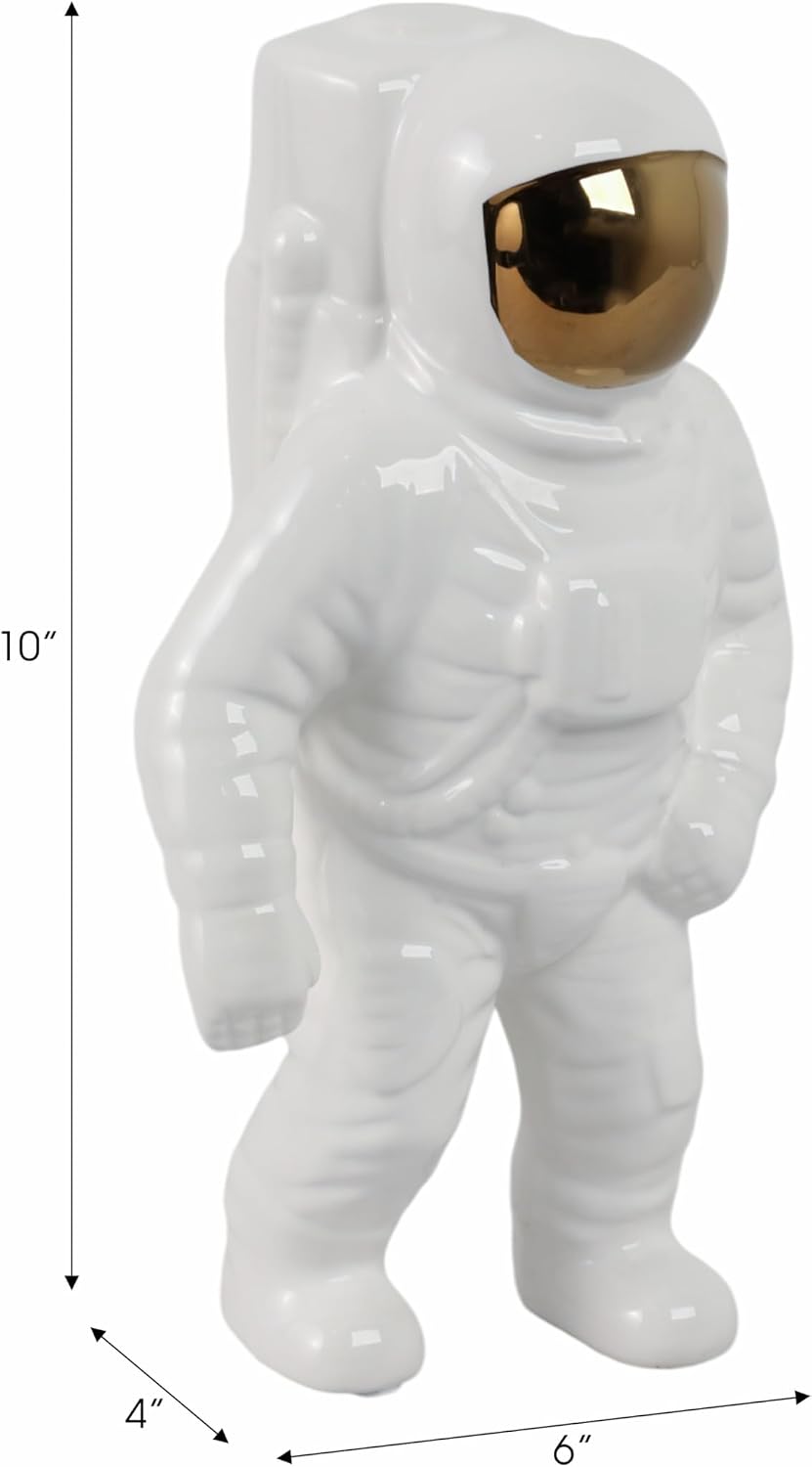 Ceramic Astronaut Statue Figurine