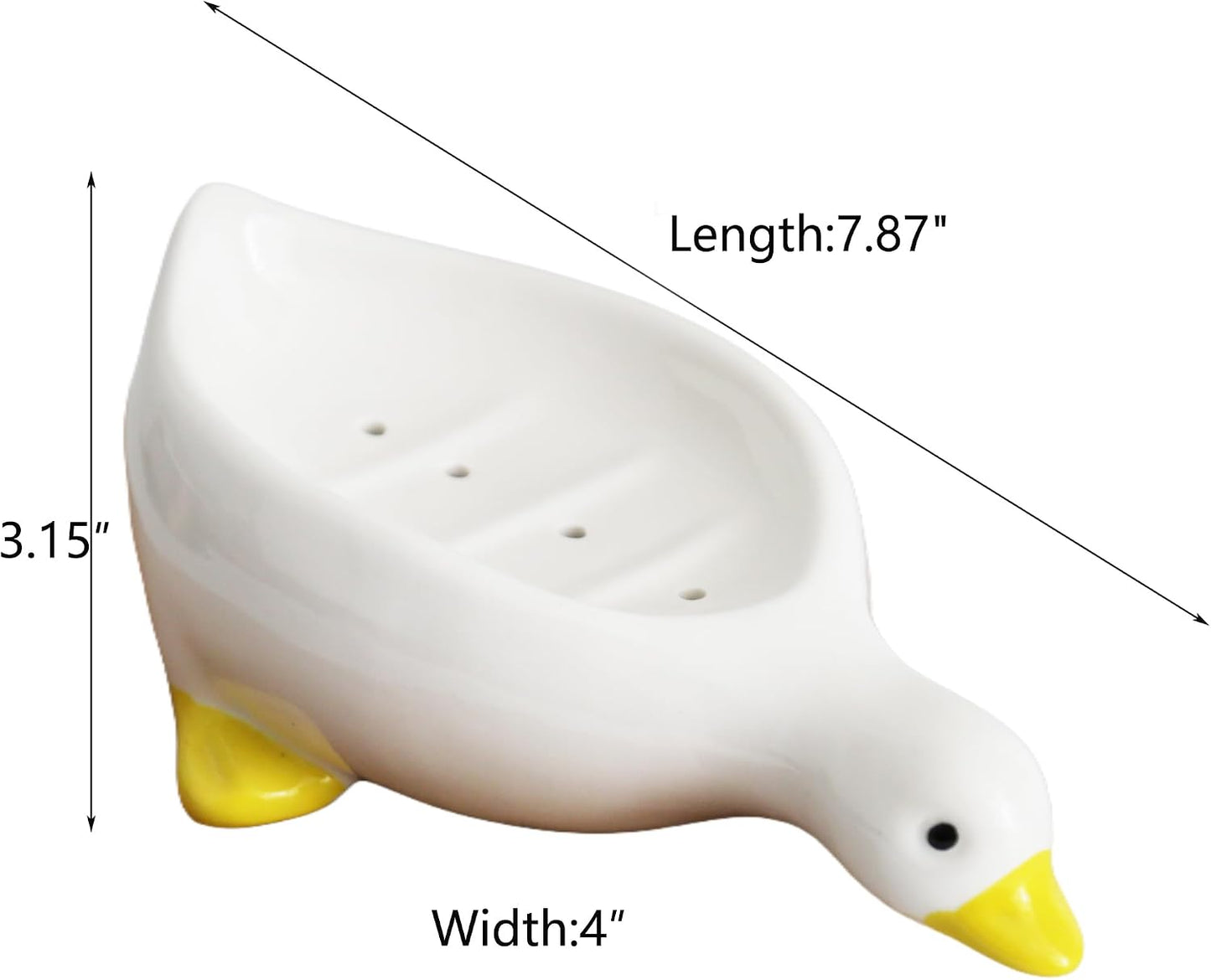 Ceramic Soap Holder / Duck Ceramic Soap Dish