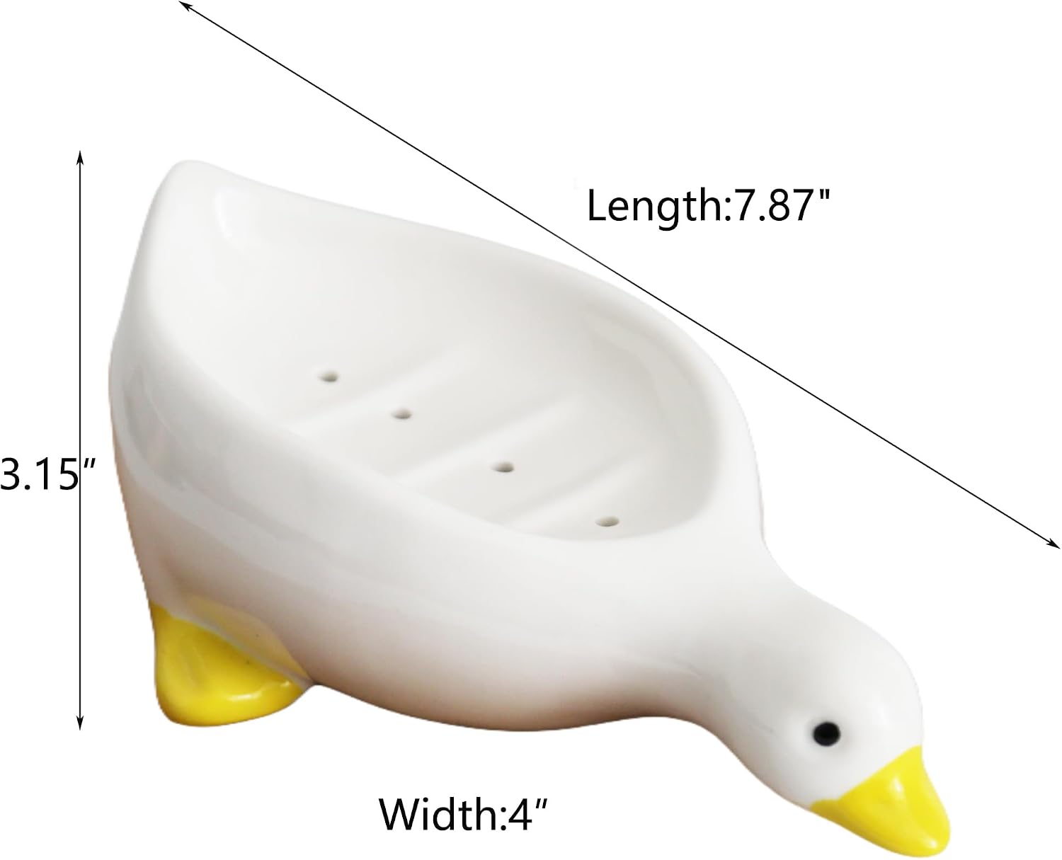 Ceramic Soap Holder / Duck Ceramic Soap Dish