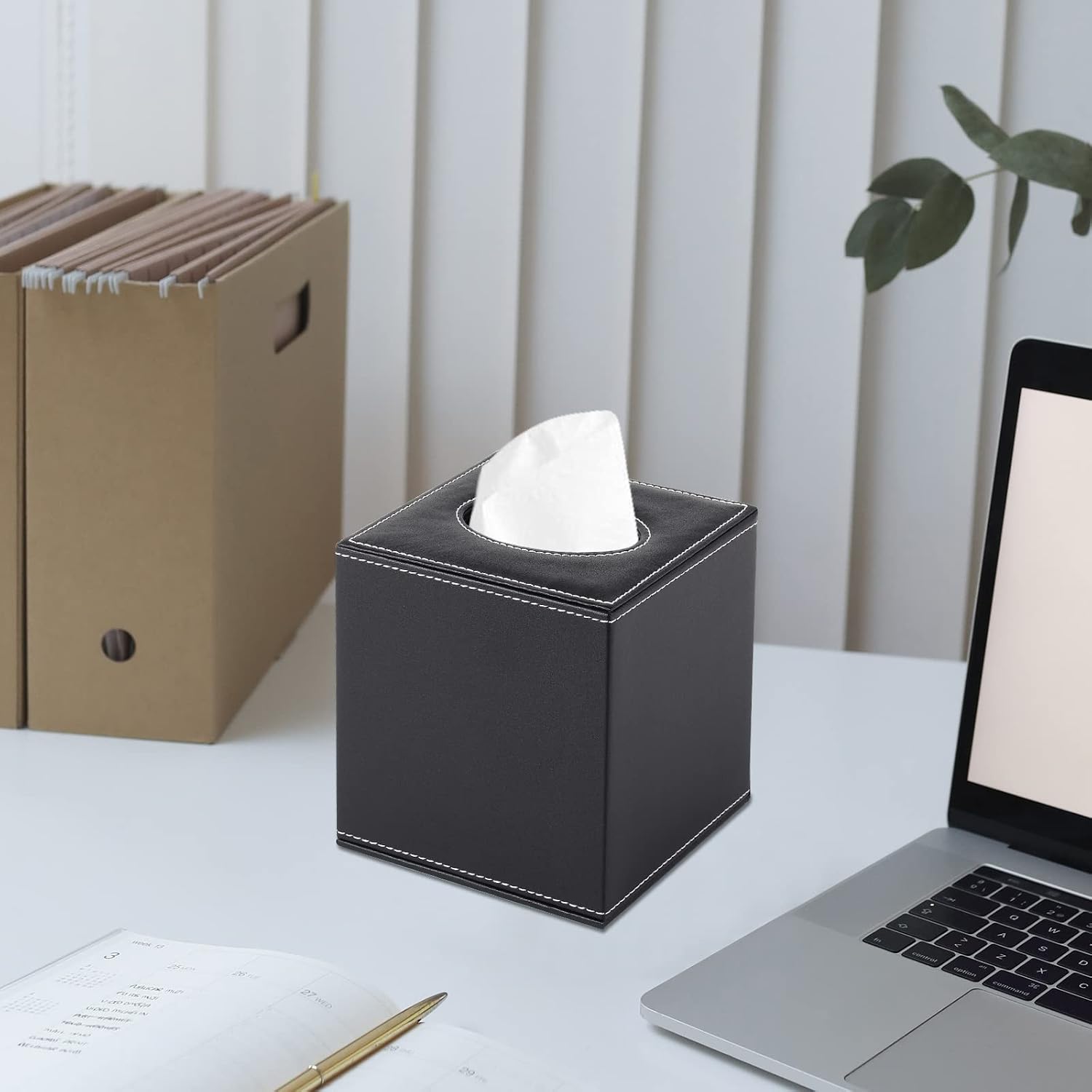 Facial Tissue Holder / Black-1