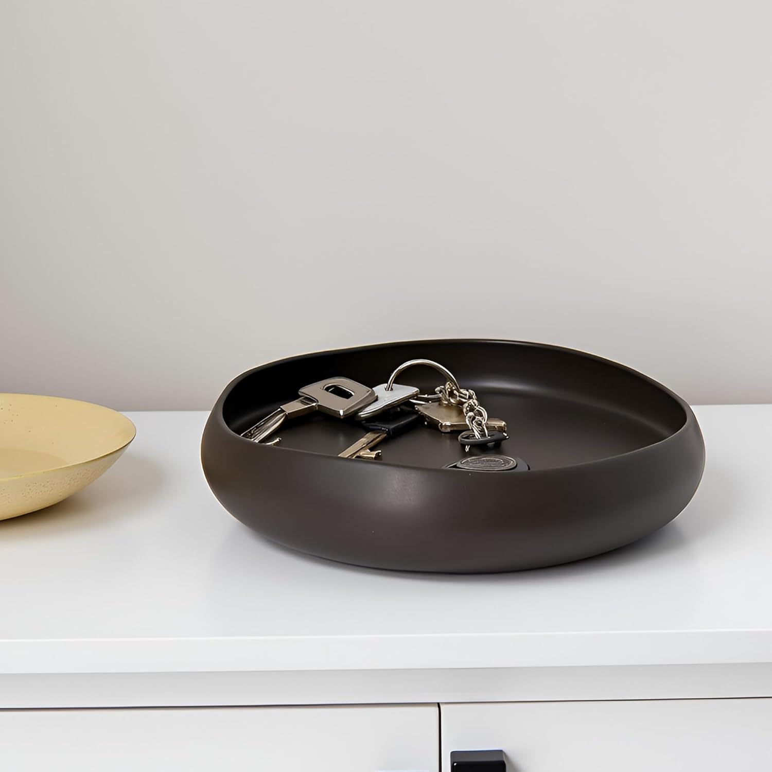 Ceramic Fruit Bowl / Black