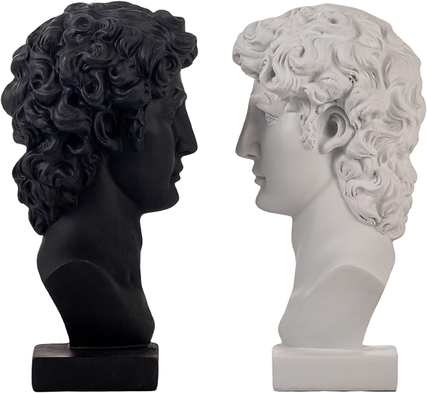 Decorative Bookends / Heavy Duty Half-and-Half Book Ends Non-Slip / David Head