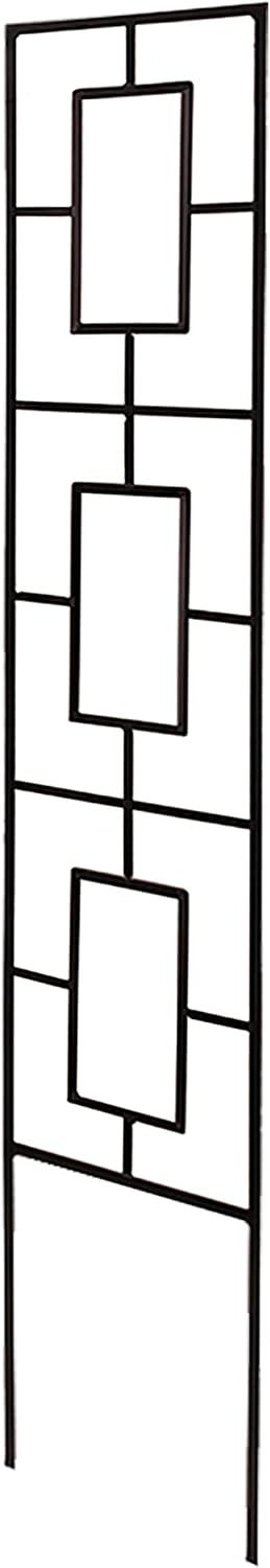 Panacea 84445 Contemporary Pot Trellises, Black, 46" H, Set of 2