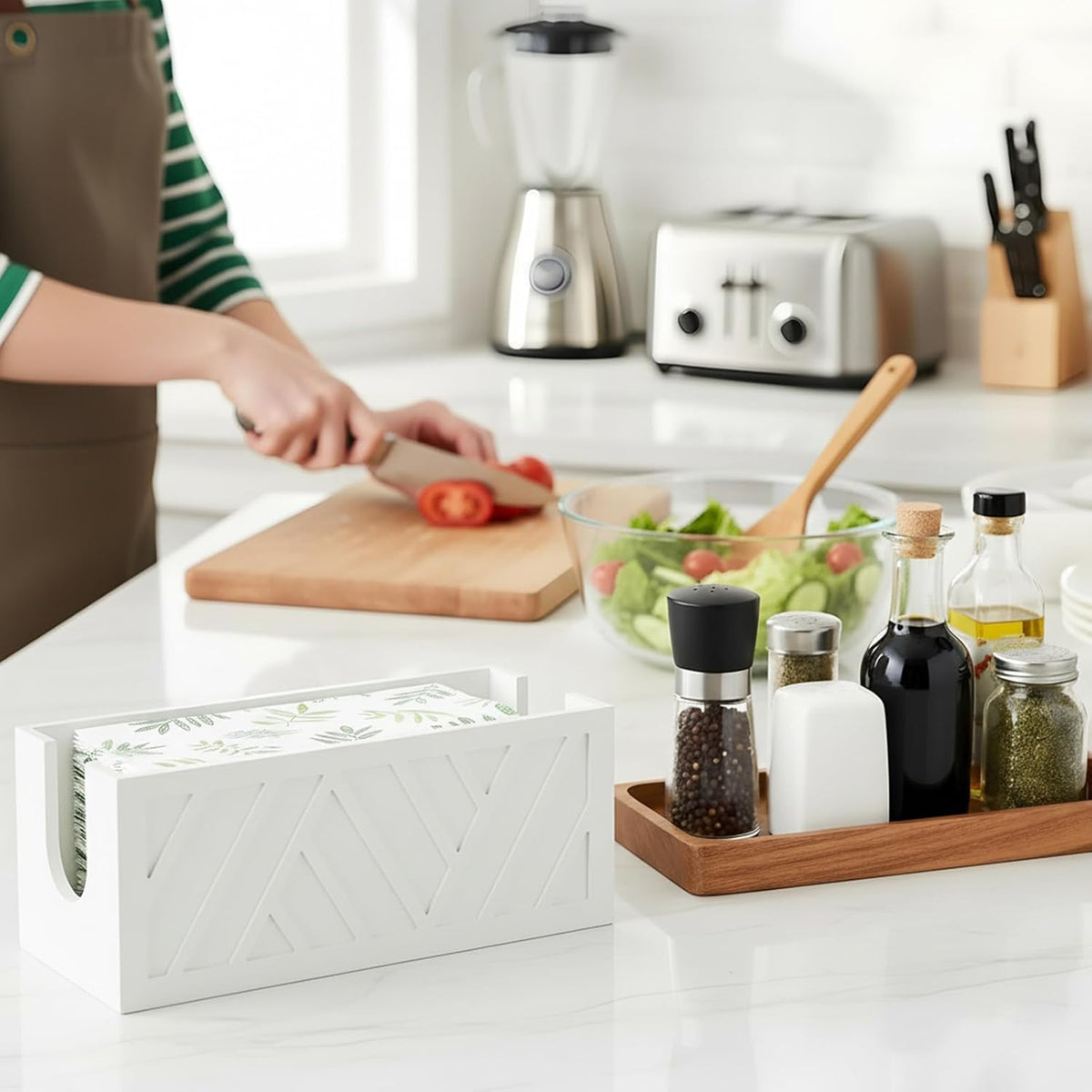 Paper Towel Dispenser Wall Mount Paper Towel Holder with Lid Solid Wood Commercial C-Fold, Z-Fold Hand Papers Towels