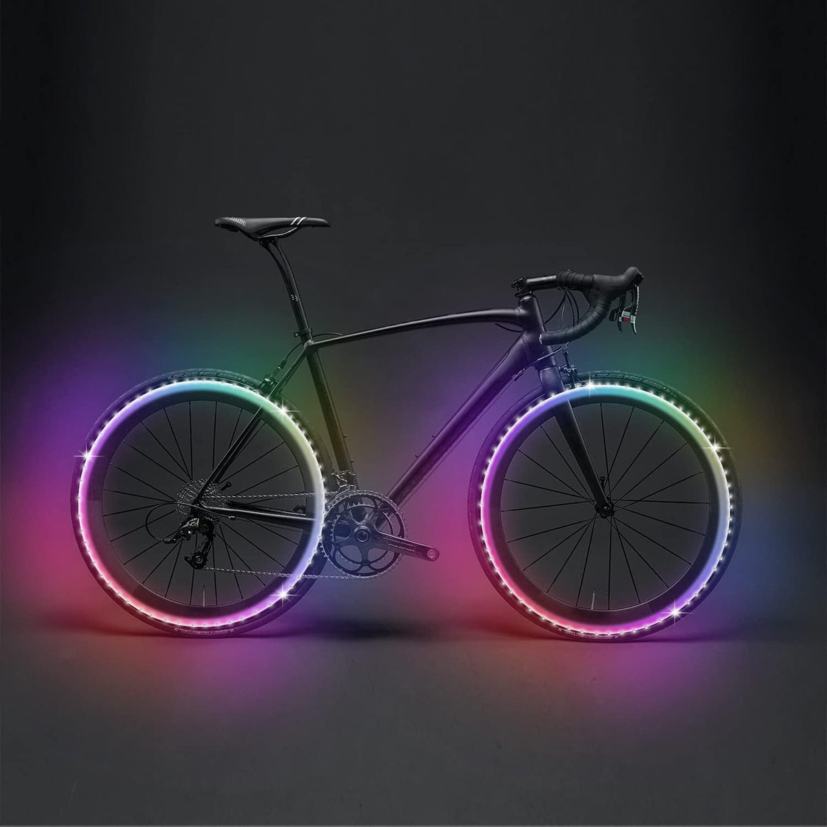KIKO 2x16.4Ft (32.8Ft) Battery Powered Led Strip Lights | Two Sets of Strip Light with 4 AA Battery Box/USB RGB LED