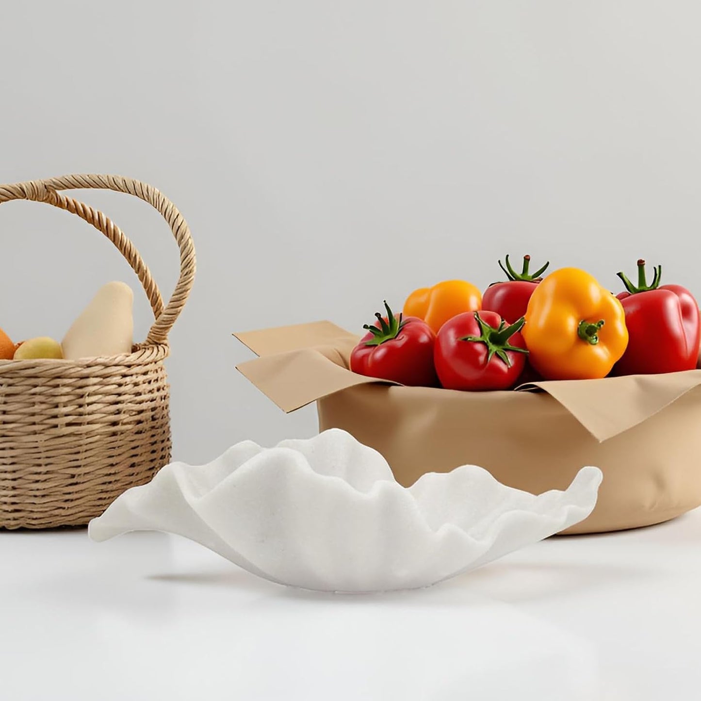 Smal Decorative Bowl / Off-white / 9.8" Small