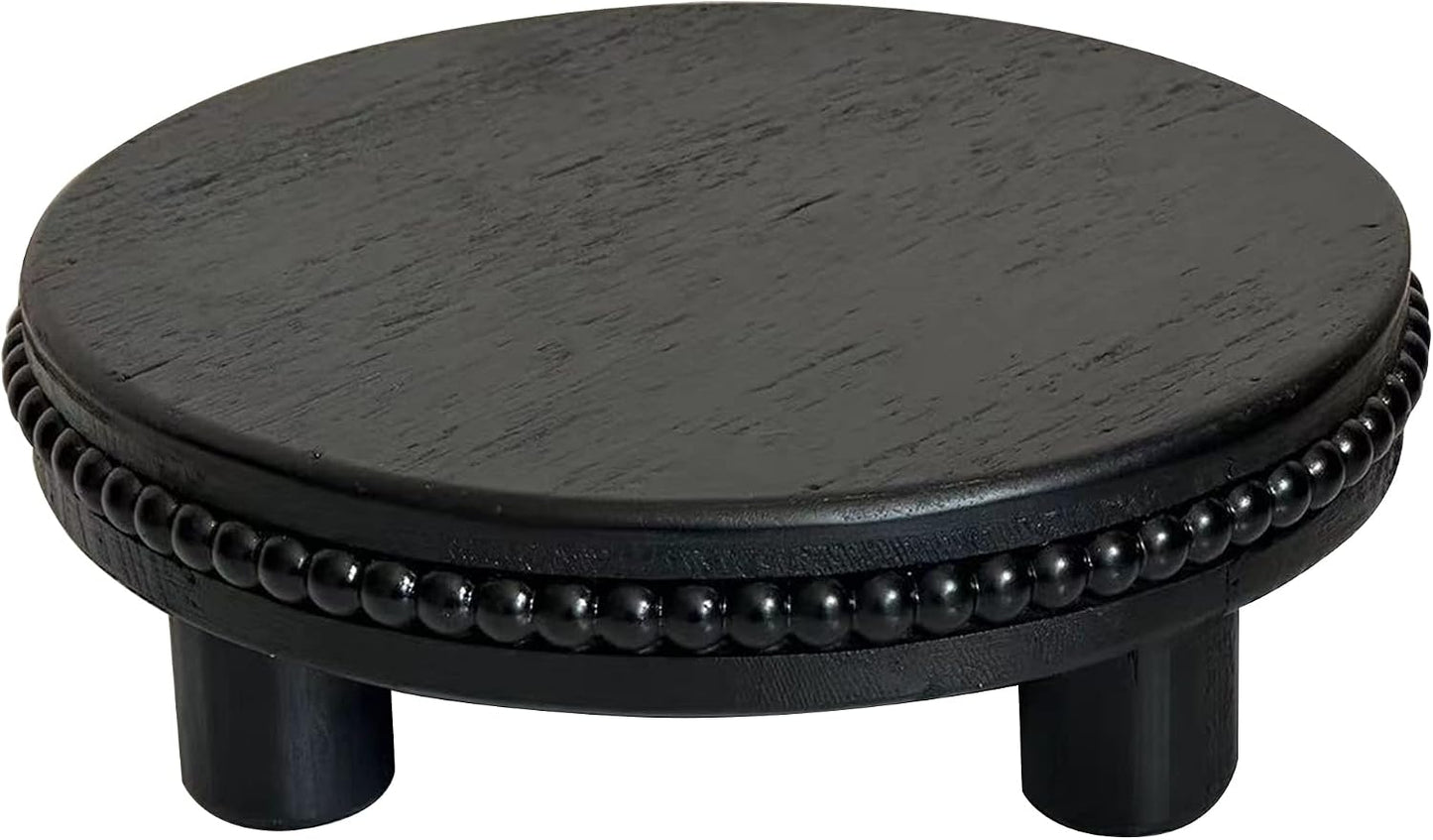 7.6" Wooden Decorative Tray
