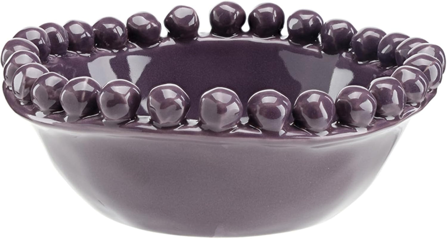 Santa Barbara Design Studios Ceramic Bowl / Aubergine / 5 x 2