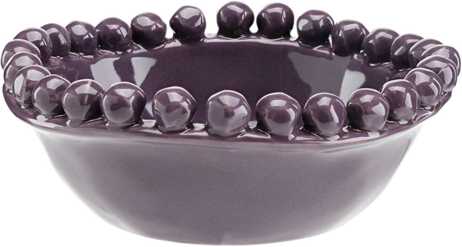 Santa Barbara Design Studios Ceramic Bowl / Aubergine / 5 x 2