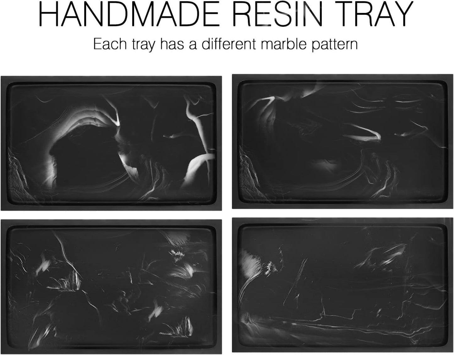 Bathroom Vanity Tray / Ink Black / M