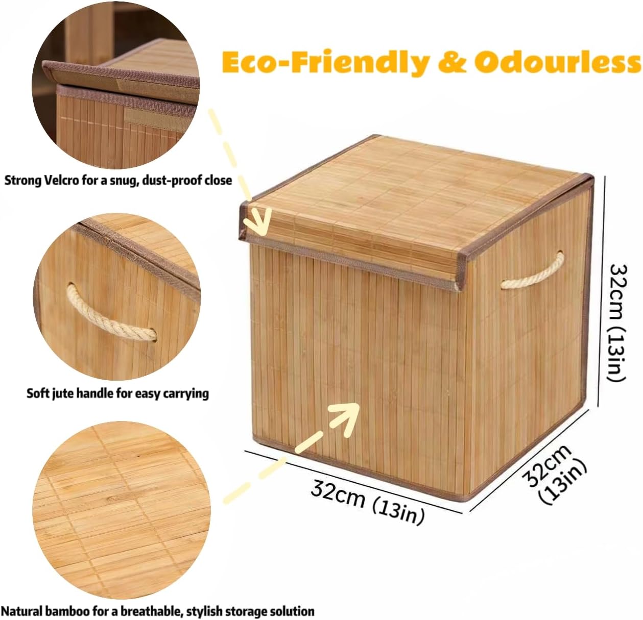 Storage Basket / Built-in Handles / Set of 2