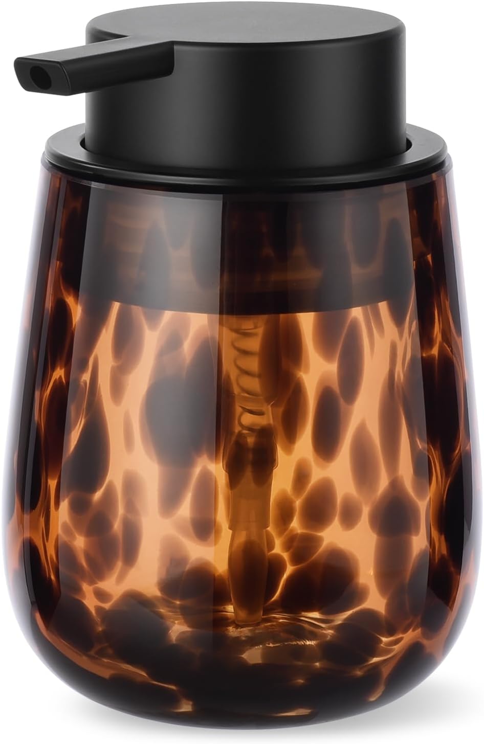 Marble Glass Foaming Hand Soap/Lotion Pump Dispenser / Amber Foaming