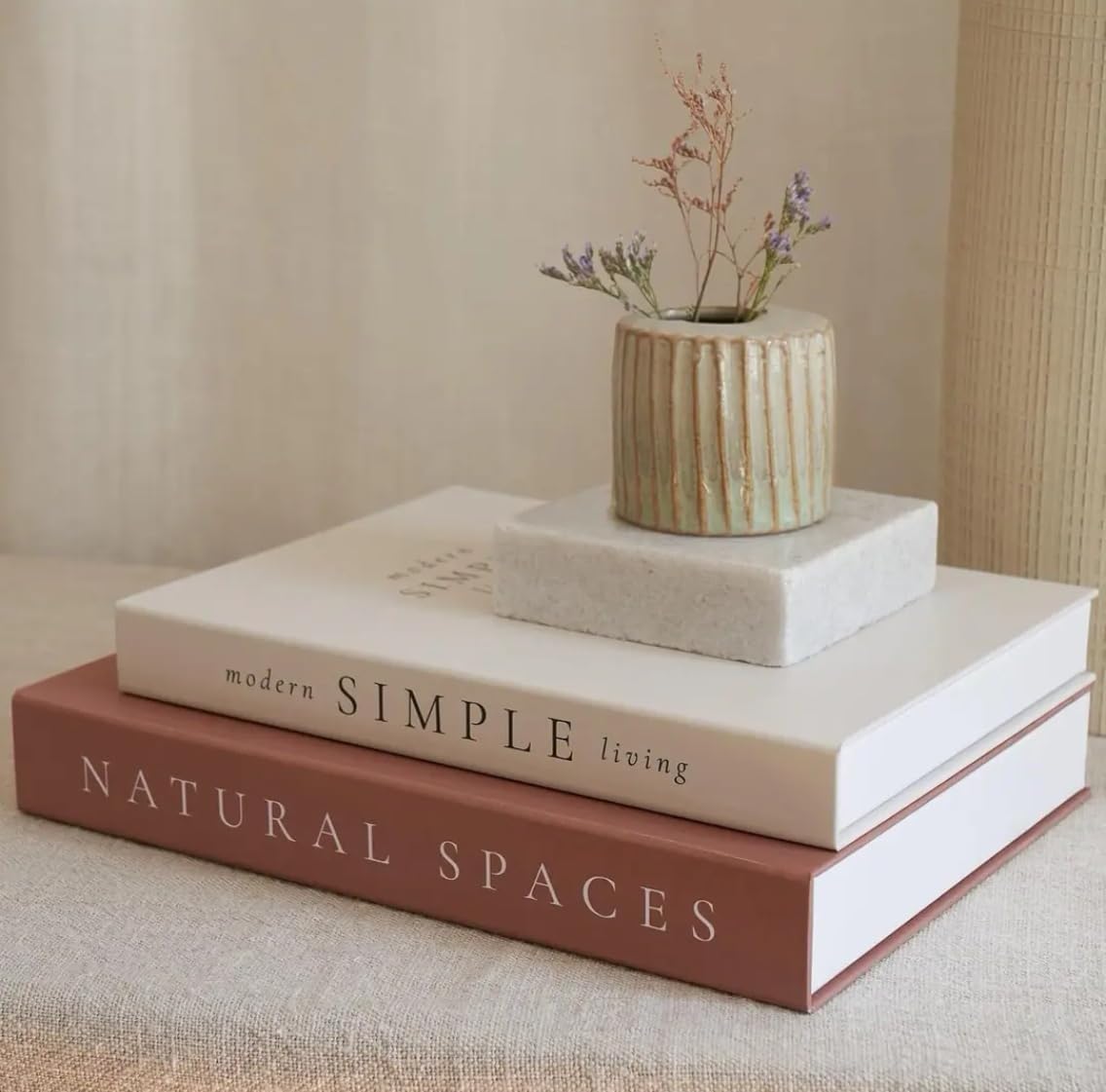 Modern Minimalist Faux Book / E3 / Set of 2