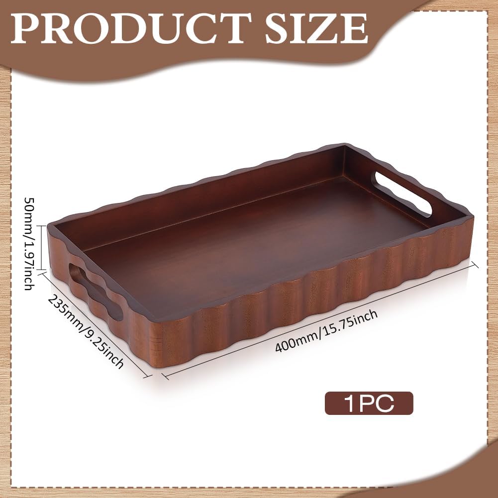 Wooden Serving Tray / 15.7 x 9.2 x 2