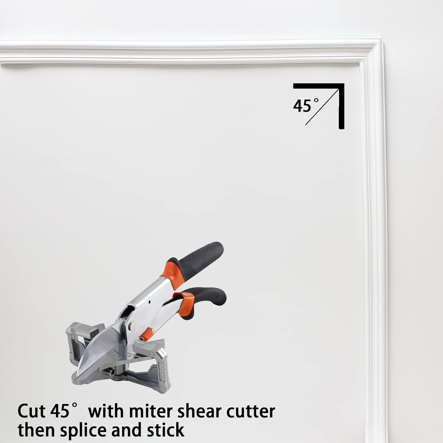 Self-Adhesive Panel Moulding / 1.6" W x 118.1"L / White