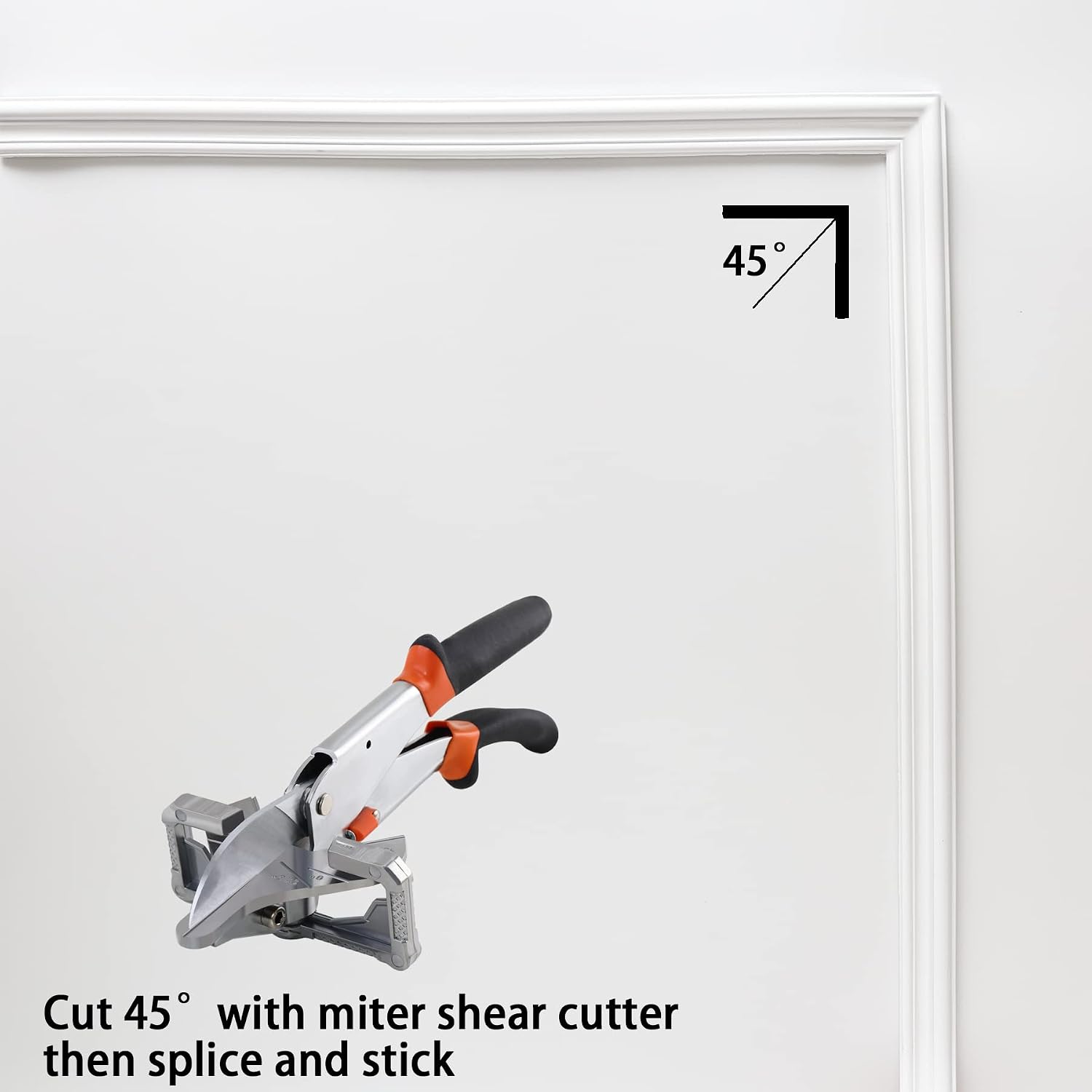 Self-Adhesive Panel Moulding / 1.6" W x 118.1"L / White