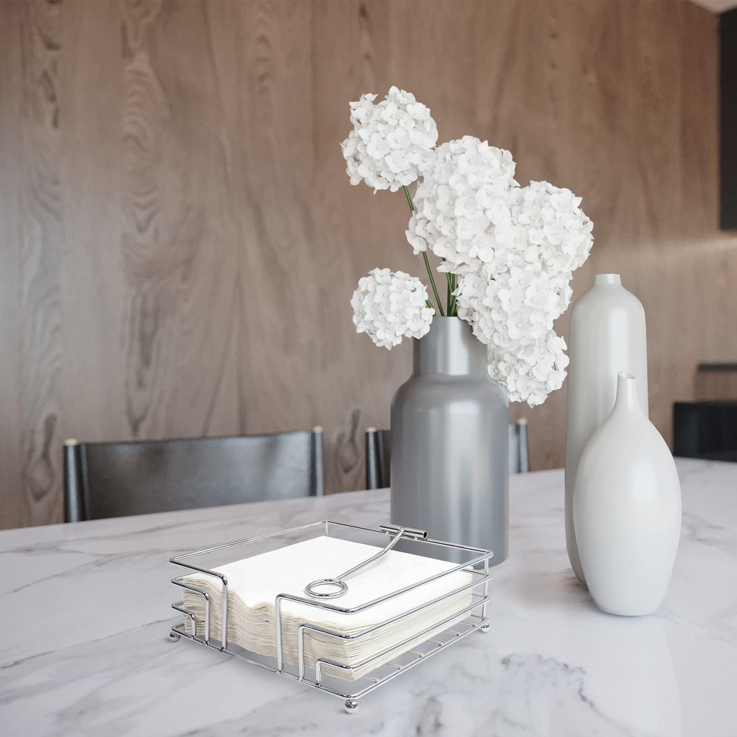 Napkin Holders / Dining Table Napkin Holders / Chrome