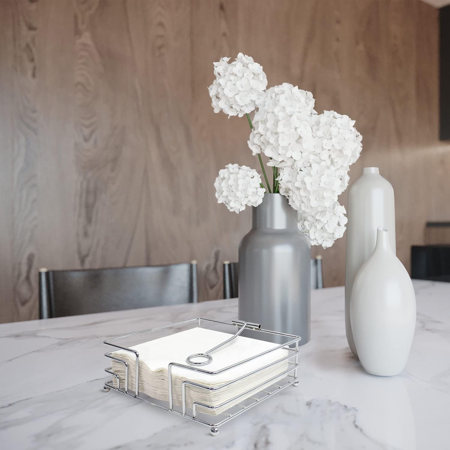 Napkin Holders / Dining Table Napkin Holders / Chrome