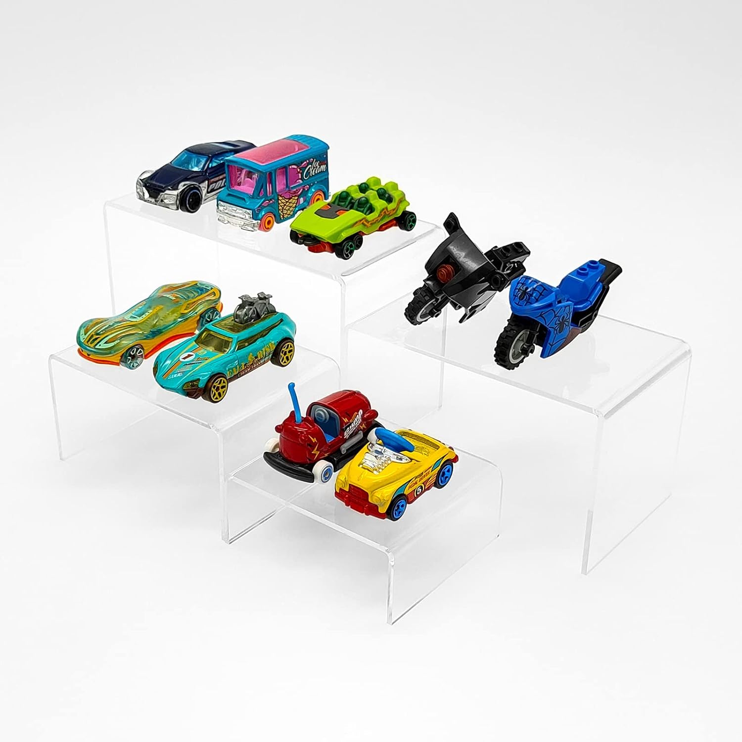 Acrylic Display Risers Product Stand / Clear / Set of 8