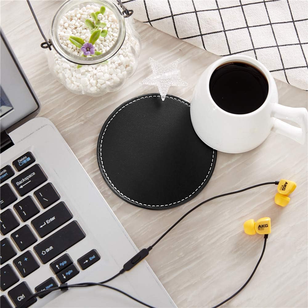 Holder / Coasters for Drinks / Black / Set of 6