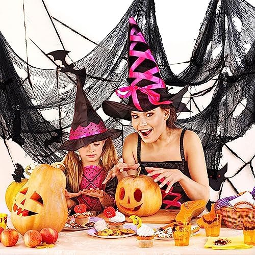 Halloween Black Creepy Cloth - Party Decorations Clearance - 29X72 Inch Spooky Fabric Cloth for Haunted House Party Outdoor Or Indoor