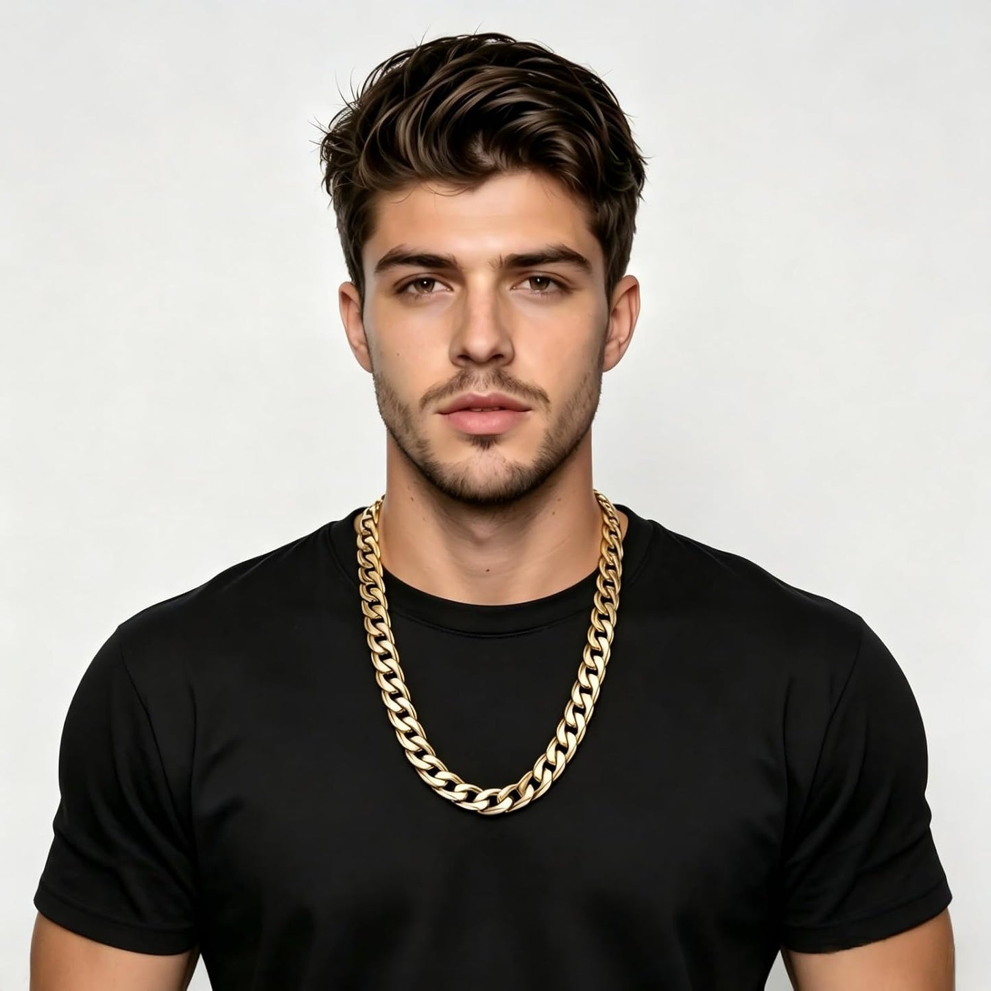 Chains for Men / 14MM-22 Inch / Gold