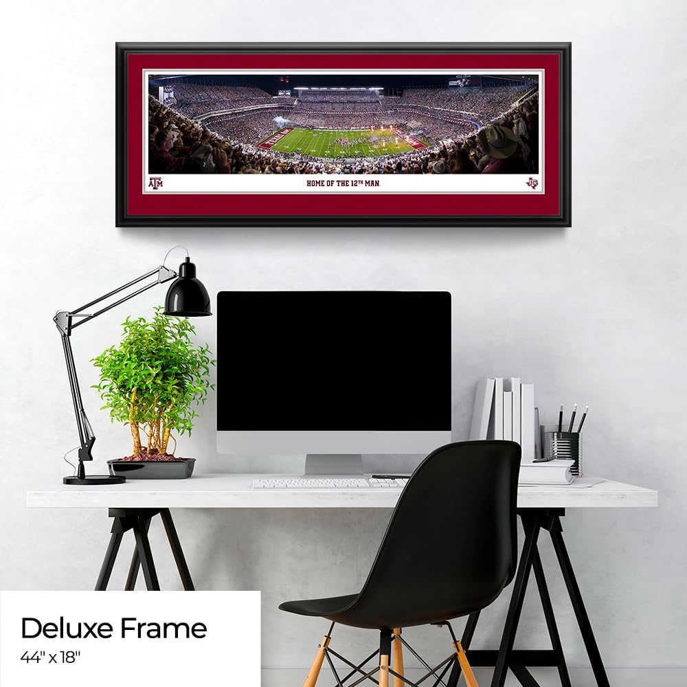 Texas A&M Football / Standard Frame / Framed / 40.3"L x 13.8"W / 40.25 Inch