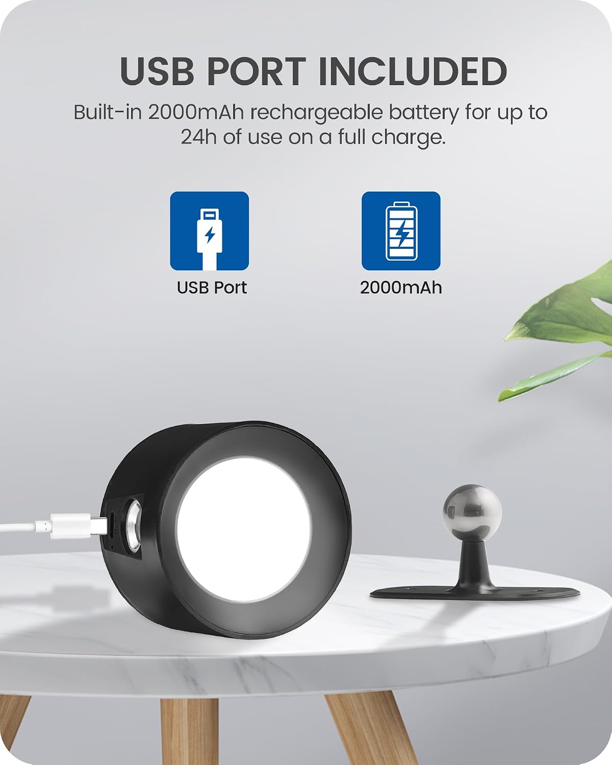 Battery Operated Wall Sconces 4 Pack, Rechargeable Wall Sconce with Remote Control, 3 Color Temp & 3 RGB & Dimmable