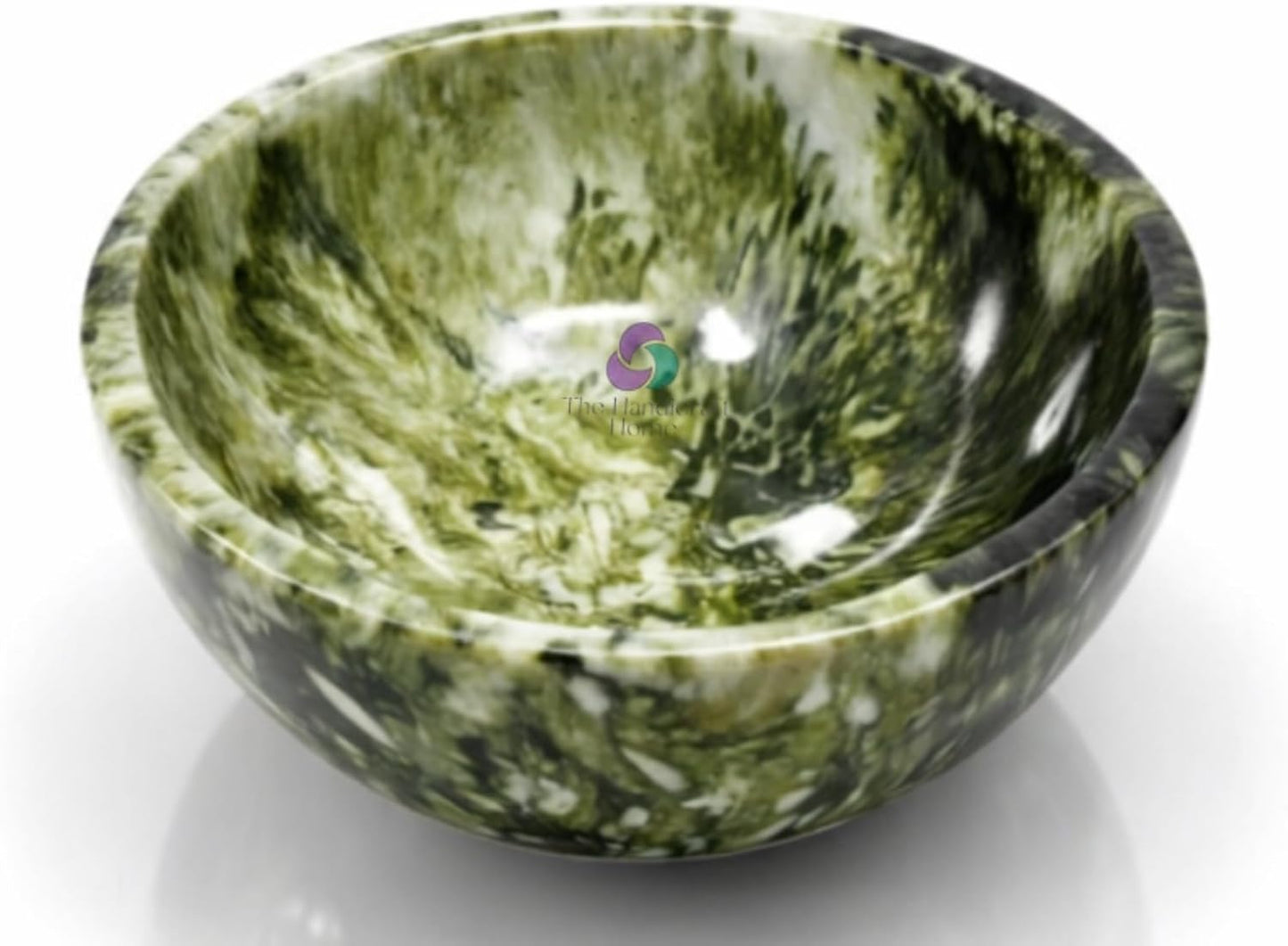 Elegant Handcrafted Resin Bowl / Green Onyx