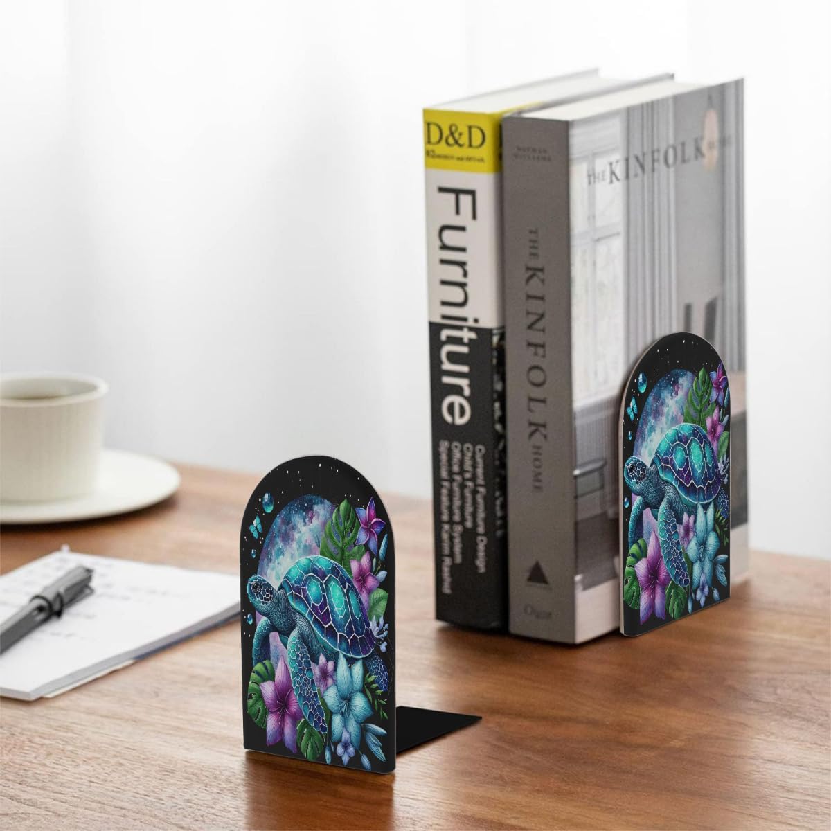 Book Ends / Galaxy Animal Turtle / Set of 2