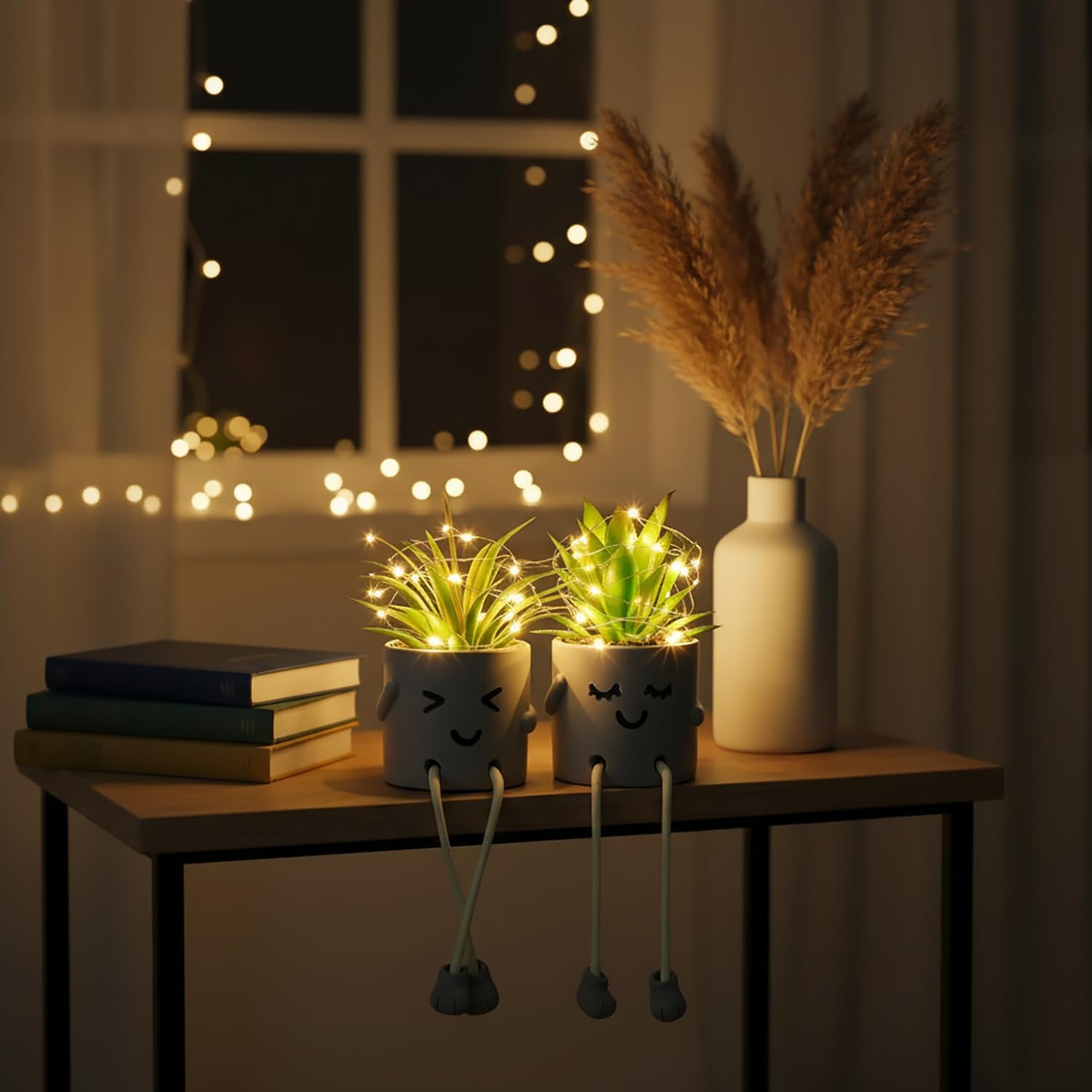Fake Plants Artificial For Desk Décor / Set of 201