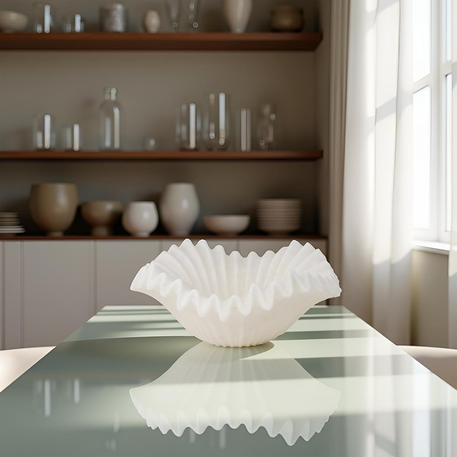 Fruit or Key Holder for Modern / White A